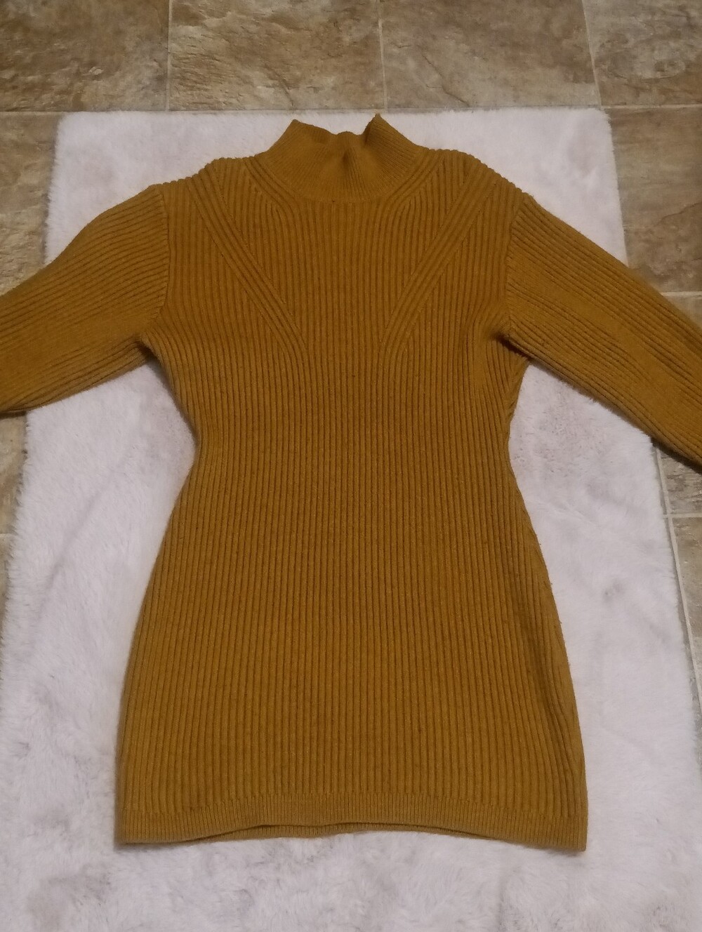H&M Knit Sweater Dress Turlte Neck Size M